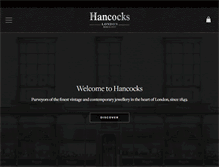 Tablet Screenshot of hancocks-london.com